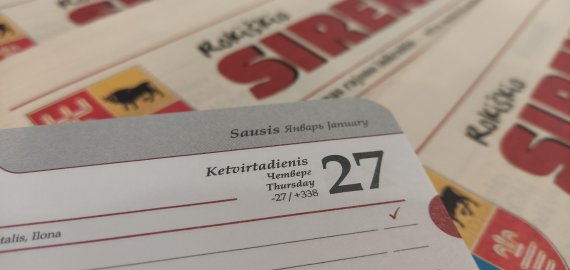 Sausio 27-oji Lietuvoje ir pasaulyje