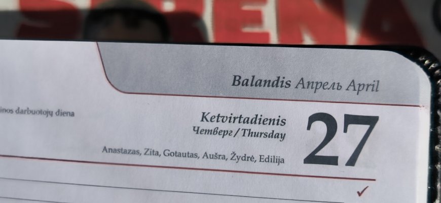 Balandžio 27-oji Lietuvoje ir pasaulyje