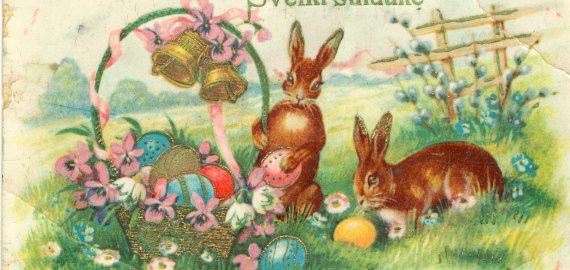 Rokiškio krašto muziejus kviečia apžiūrėti virtualią velykinių atvirukų parodą