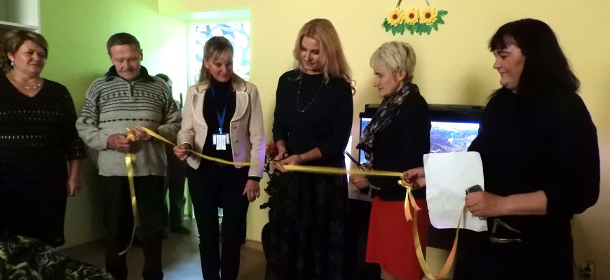 Obelių savarankiško gyvenimo namuose – modernus relaksacijos kambarys (foto)