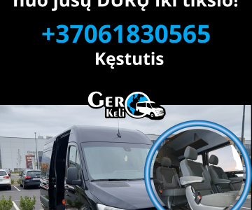 Keleivių vežimas LIETUVA–VOKIETIJA–LIETUVA (nuo durų iki durų)