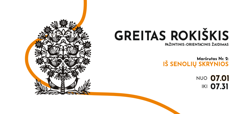 Žaidimas „Greitas Rokiškis“ tęsiasi – liepos mėnesio maršrutas kviečia pažinti krašto tradicijas