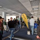 Sekmadienis ore – „Mokslo klube“ įvyko pirmosios dronų „mažylių“ varžybos (foto)