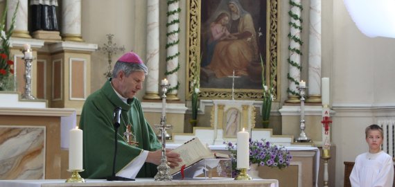 Pandėlio bažnyčioje – arkivyskupo Liongino Virbalo vizitas (foto + video)
