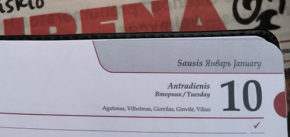 Sausio 10-oji Lietuvoje ir pasaulyje