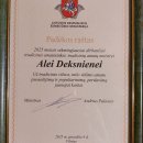 Vilnos vėlėja A. Deksnienė įvertinta kaip sėkmingiausiai 2025-aisiais dirbusi amatininkė