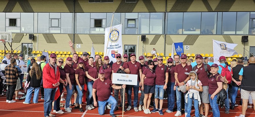 Rokiškėnai puikiai pasirodė 2023-iųjų metų Rotariadoje (foto)