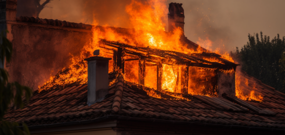 Miliūnų kaime sudegė namas: neįgalų vaiką išgelbėti pavyko, senjoro – ne