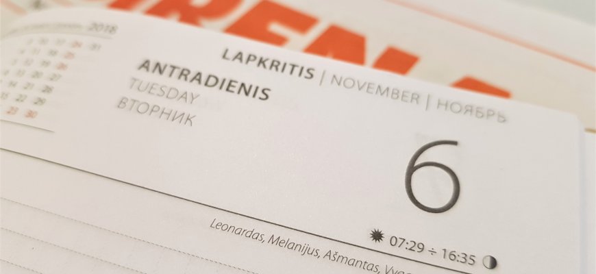 Lapkričio 6-oji Lietuvoje ir pasaulyje
