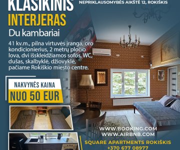 Apartamentų nuoma Rokiškyje
