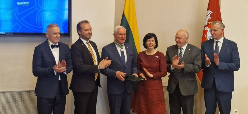 AB „Rokiškio mašinų gamykla“ vadovui – reikšmingas apdovanojimas