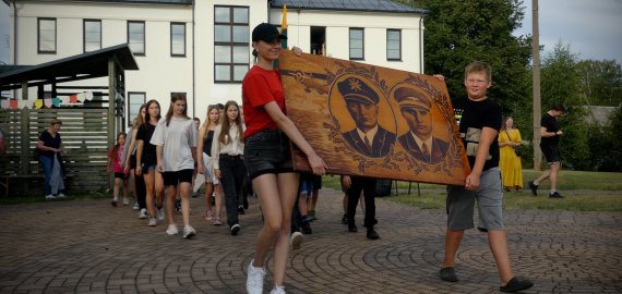 Laisvės kovų muziejuje Obeliuose laukta „Lituanicos“ (foto)