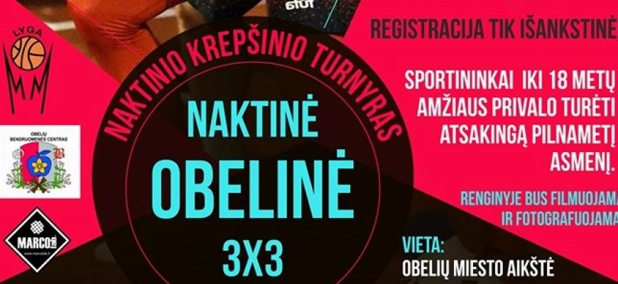 3x3 Naktinė Obelinė