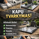 Kapaviečių tvarkymo darbai 