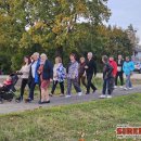 Bajorų bendruomenę subūrė džiugus įvykis – baigtas remontuoti pėsčiųjų ir dviračių takas (foto)