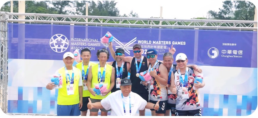 Sensacija iš Taivano: rokiškėnas Raimantas Dilys – pasaulio veteranų sporto žaidynių paplūdimio tinklinio čempionas!