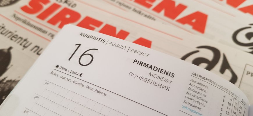 Rugpjūčio 16-oji Lietuvoje ir pasaulyje