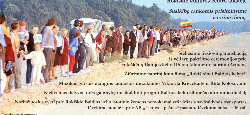 Rugpjūčio 23 d. susikibę rankomis prisiminkime istorinę dieną