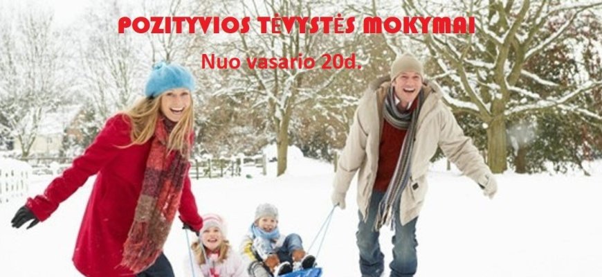 Vyksta registracija į pozityvios tėvystės mokymus