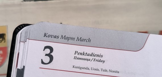 Kovo 3-oji Lietuvoje ir pasaulyje