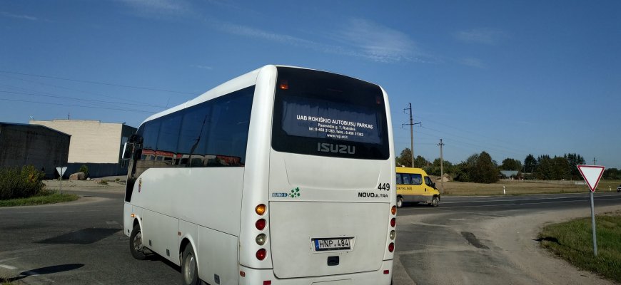 Rokiškio autobusais keliaujančių srautai mažėja