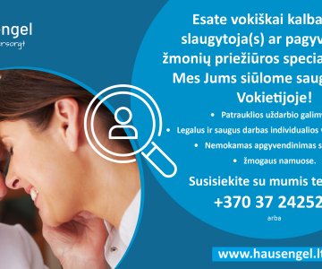 Darbas slaugoje Vokietijoje