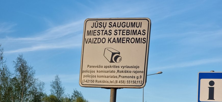 Pareigūnai primena - miesto kameros fiksuoja pažeidimus