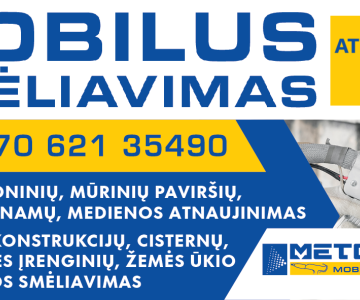 Mobilus smėliavimas