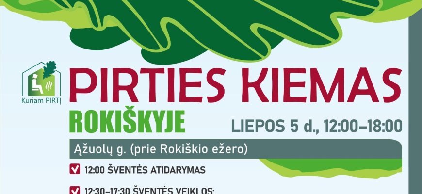 Šeštadienį prie Rokiškio ežero laukia pirties malonumai – atvyksta tikri profesionalai