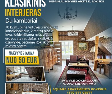 Apartamentų nuoma Rokiškyje