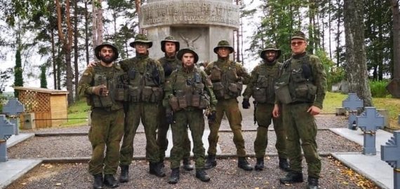 Rokiškėnai kariai savanoriai tarptautinėse pratybose Latvijoje ne tik garsino rajoną, bet ir nepamiršo kilnios pareigos