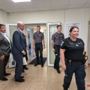Pasveikinti keturi nauji Rokiškio PK pareigūnai 