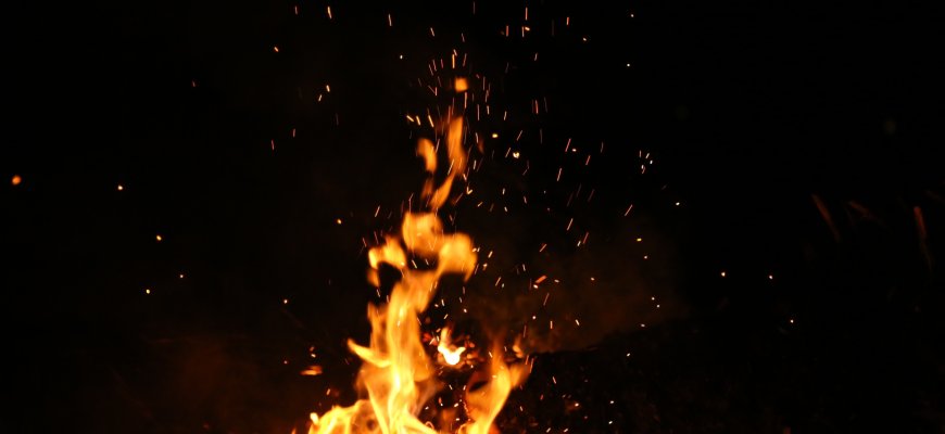 Padegtas namas Bajoriškių kaime