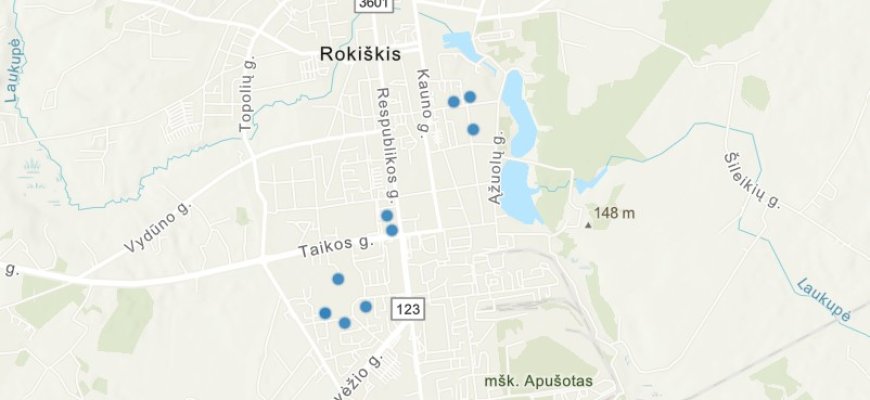 Klausimas dėl trijų Rokiškio miesto priedangų
