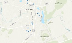 Klausimas dėl trijų Rokiškio miesto priedangų