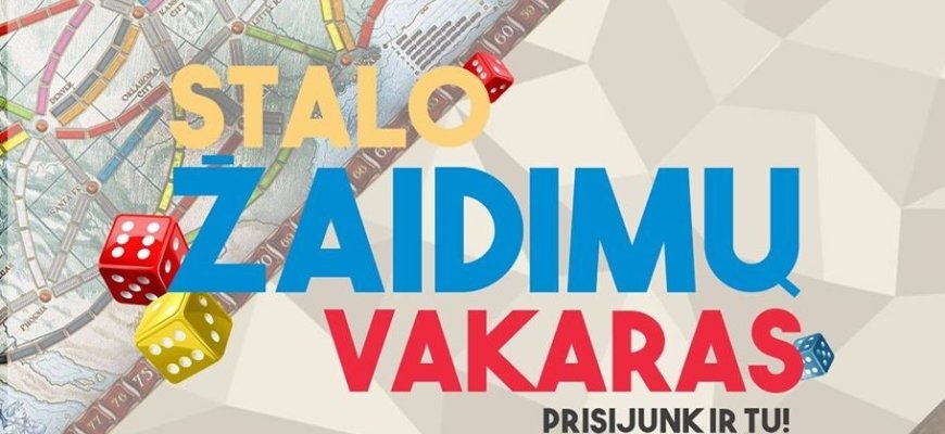 Gruodžio 14-ąją - Stalo žaidimų vakaras