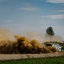 Pirmoji „Rokiškio Grand Rally“ diena: lyderiu tapo Deividas Gezevičius su Evaldu Kvederiu (foto)