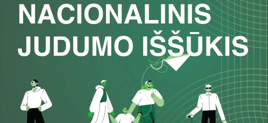Netrukus startuos Nacionalinis judumo iššūkis