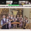 Virtualios konferencijos metu priešmokyklinukai susipažino su istorija ir amatais
