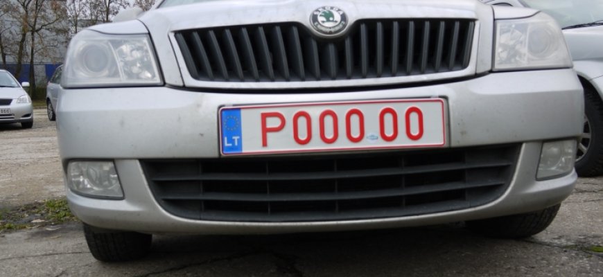 Keičiasi tvarka, susijusi su laikinaisiais numerio ženklais