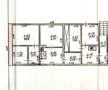 56,4 kv. m butas Nepriklausomybės aikštėje