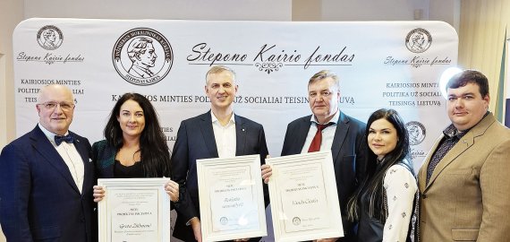 S. Kairio apdovanojimai jau Rokiškyje