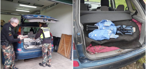 Rokiškio rajone įkliuvo 4 tūkst. pakelių baltarusiškų rūkalų gabenęs vilnietis