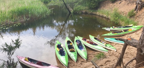 Baidarių sezonas Rokiškio rajone po truputį  įsibėgėja