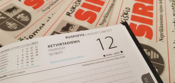 Rugpjūčio 12-oji Lietuvoje ir pasaulyje