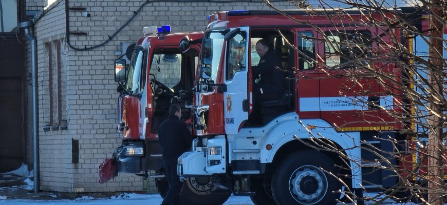 Ugnis kėsinosi į Kriaunose esančius svečių namus