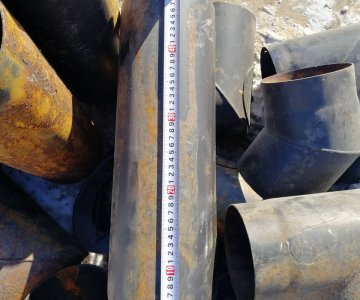 Vamzdžiai, alkūnės kaminui