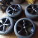 R17 lieti ratai 5x100 su padangomis