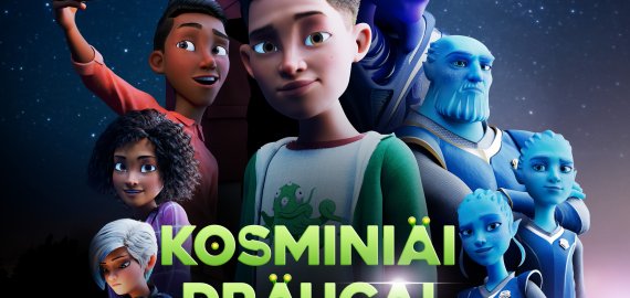 Rokiškio kultūros centre - animacinis filmas „Kosminiai draugai“