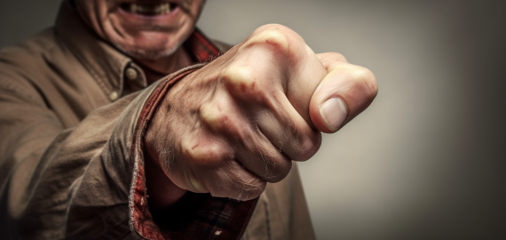 Senjoras ėmėsi smurto